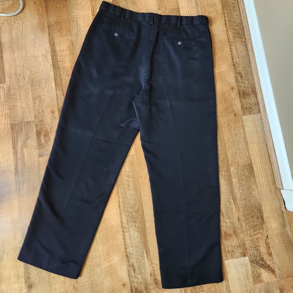 Croft & Barrow Mens Black 38x32 Pants - Picture 3 of 10